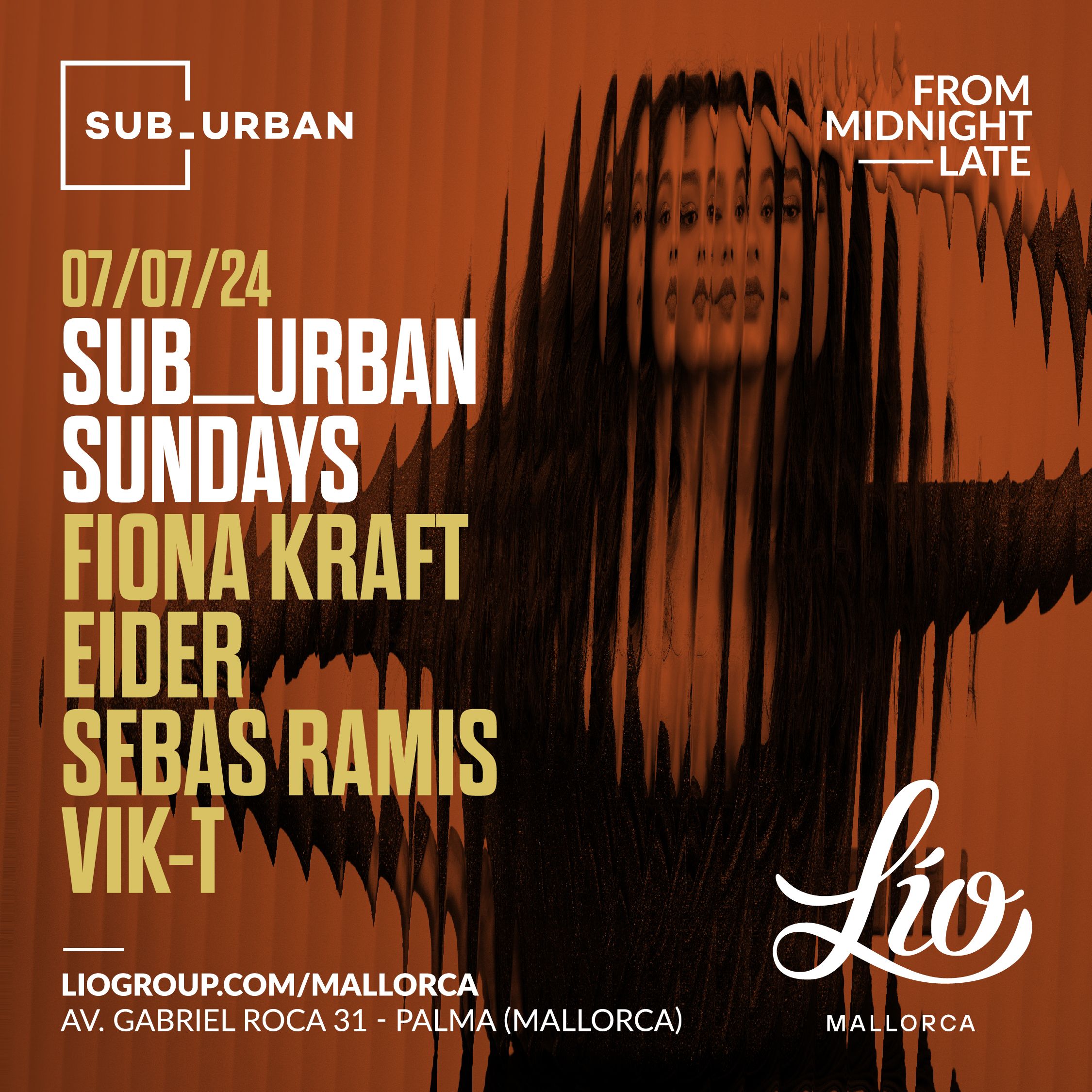 Sub_Urban event July 7 at Lío Mallorca