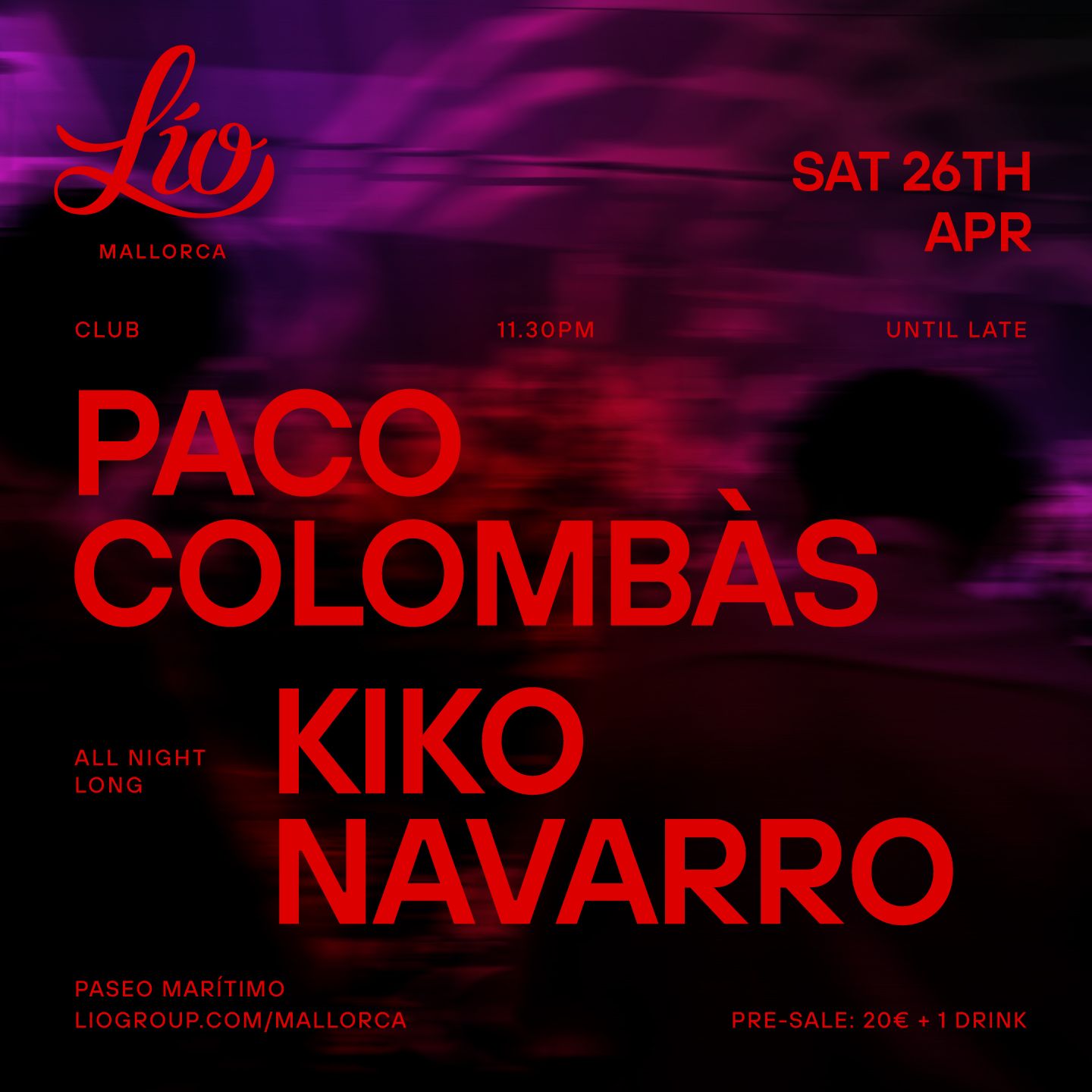Paco Colombàs & Kiko Navarro 26 abril