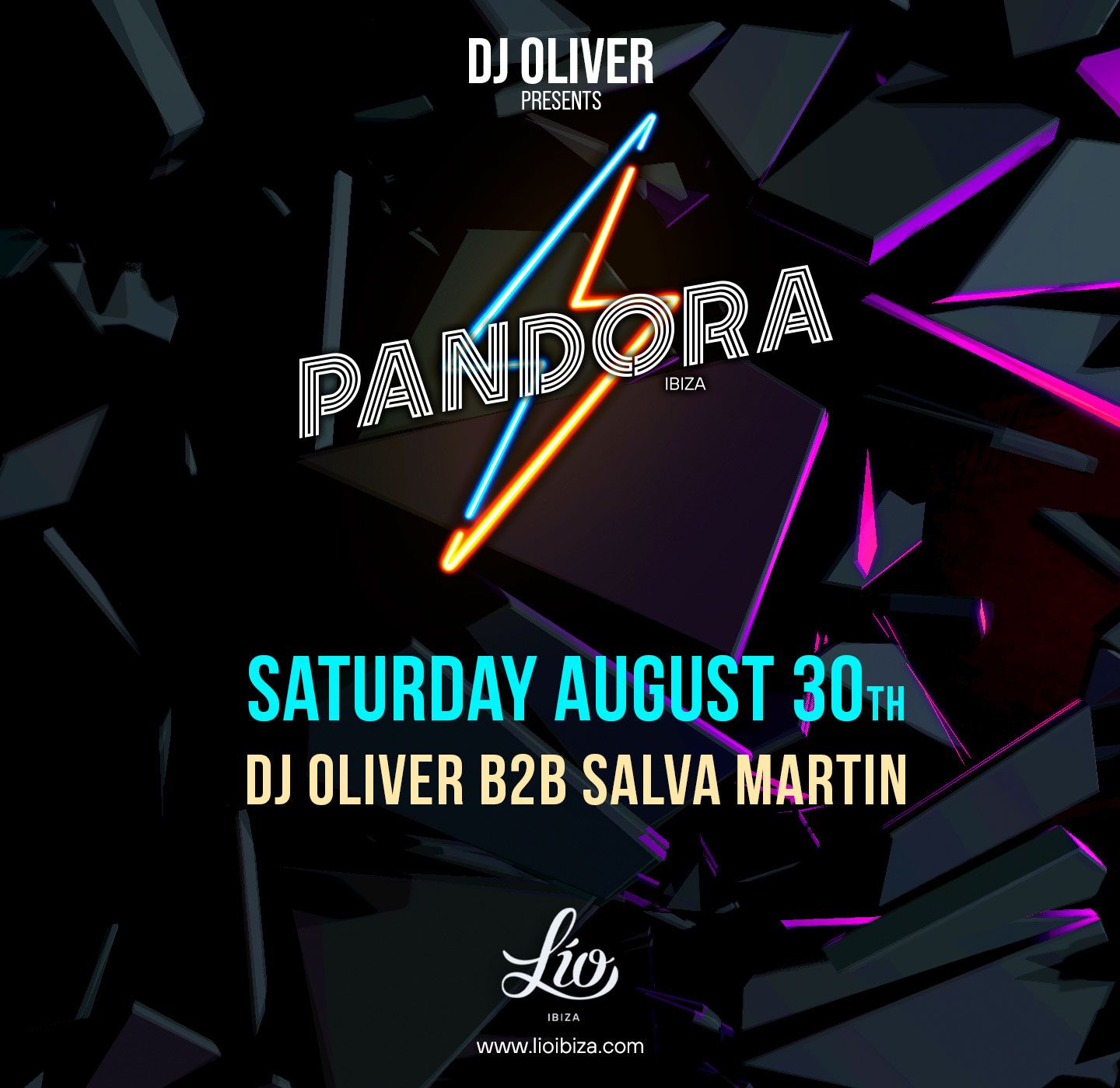 Pandora August 30 at Lío Ibiza