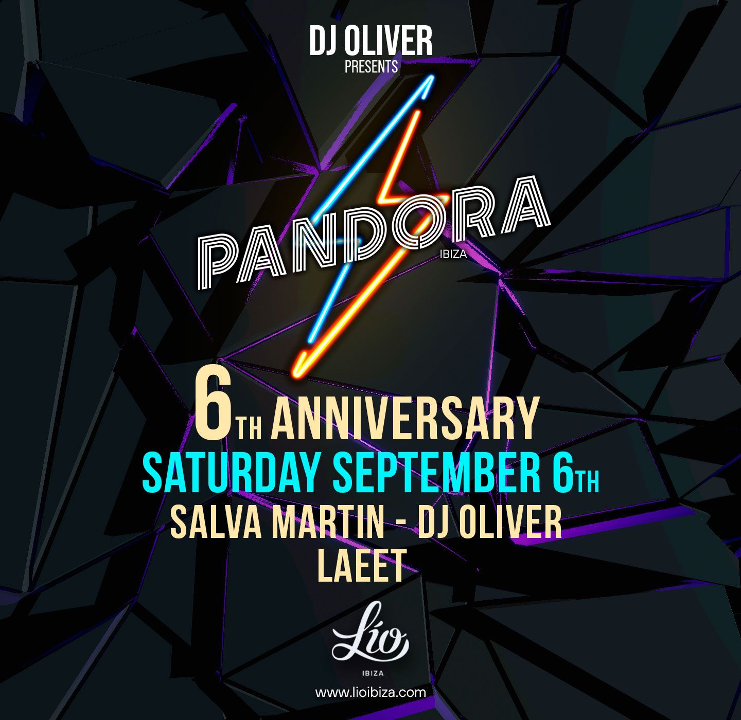 Pandora September 6 at Lío Ibiza