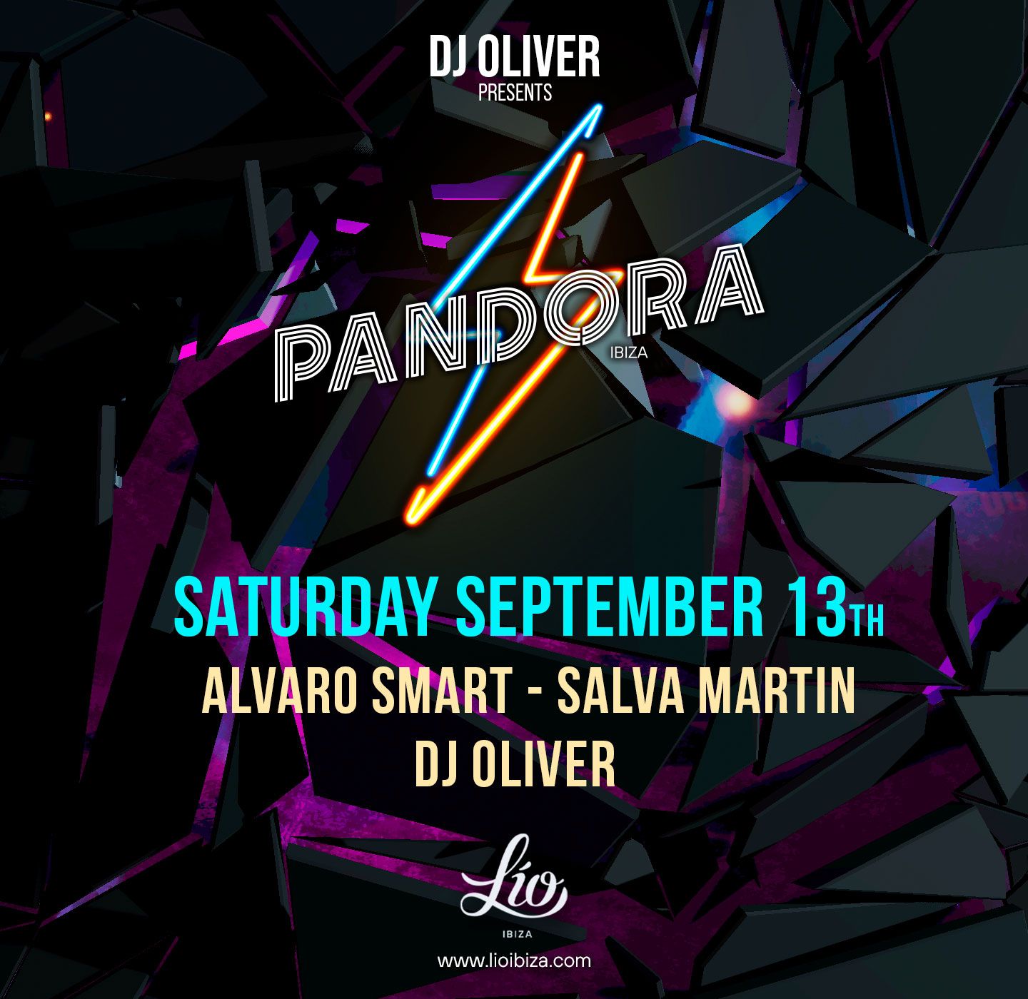 Pandora 13 September Lío Ibiza